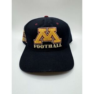 Vtg Minnesota Gophers Football Snapback Hat Zephyr Grafx Big Logo 90s Korea